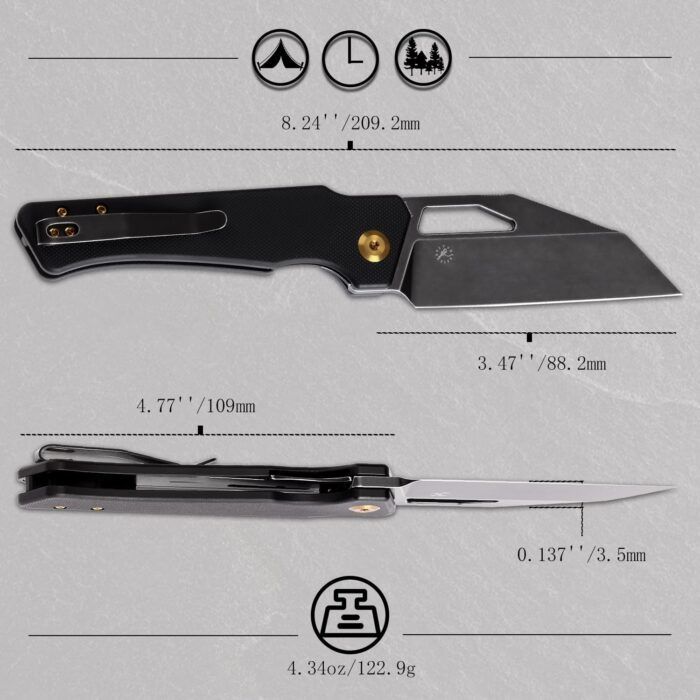 kansept pocket knives black
