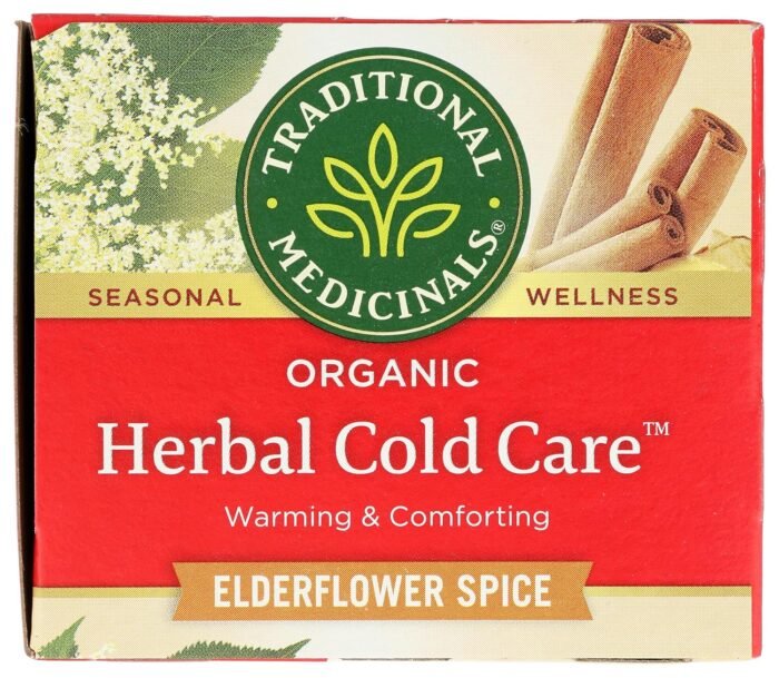 traditional medicinals elderflower spice tea pack