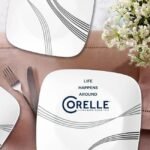 corelle urban arc dinnerware set of 16