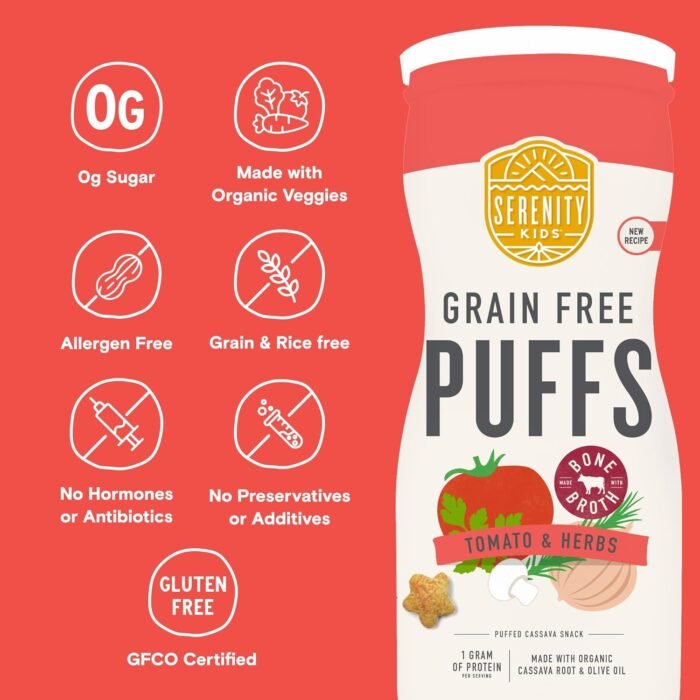 serrenity kids puffs toddler & babby snack pack