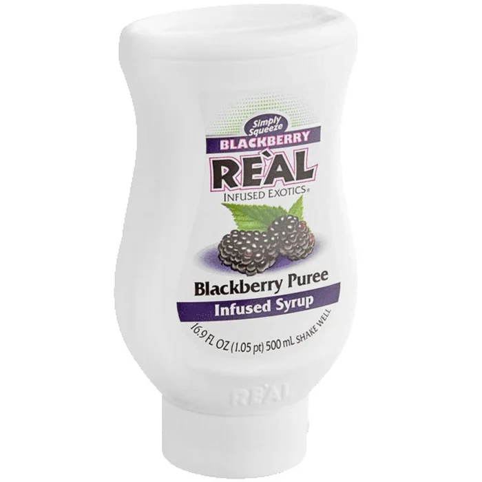 blackberry real blackberry puree infused syrup