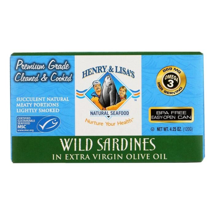 henry & lisa's wild sardines in evoo