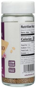 eden foods salt gomasio sesame seed org