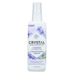 crystal deodorant body spray lavendar & white tea