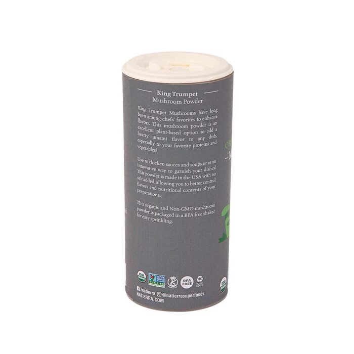 natierra organic king trumpet mushroom powder
