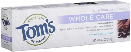 toms of maine natural toothpaste cinnamon clove