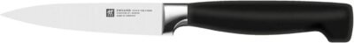 zwilling four paring knife silver black
