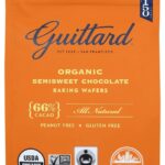 fuittard organic 66% chocolate baking wafers