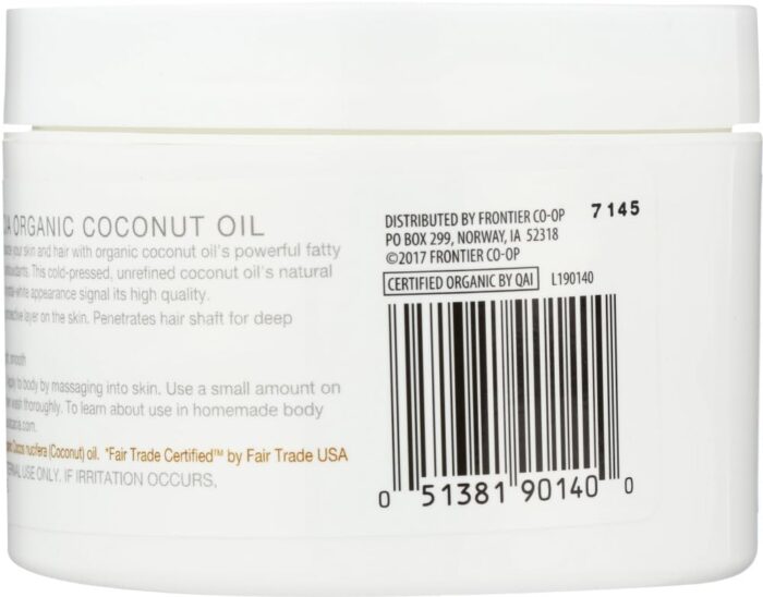 aura cacia unrefined coconut oil fair trade
