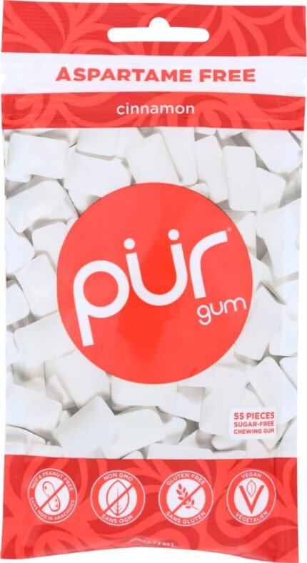 Pur Gum, Cinnamon, 57 Ct