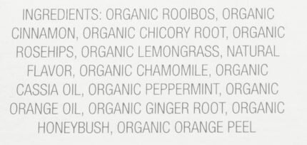 organic sweet & spicy herbal tea good earth 18 bags