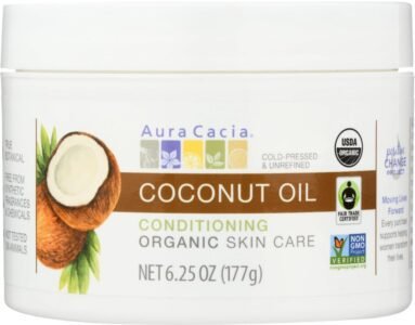 aura cacia unrefined coconut oil fair trade