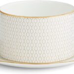 wedgwood gio gold teacup & saucer set