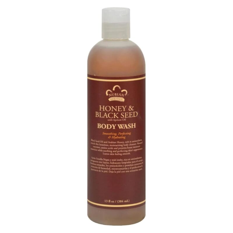 nubian heritage honey & black seed body wash