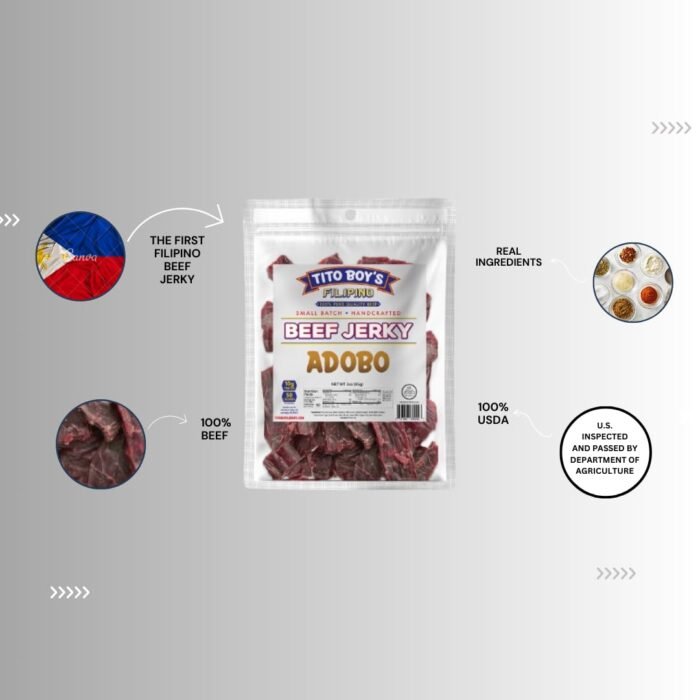 tito boy's filipino beef jerky snacks pack