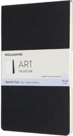 moleskine art large sketch pad black