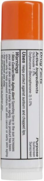 quantum health super lysine spf 21 lip balm tangerine