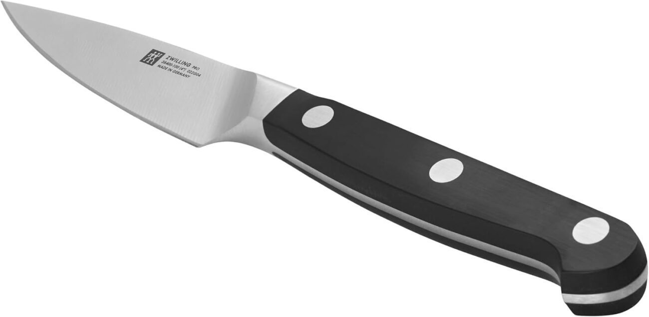 zwilling pro original paring knife silver black
