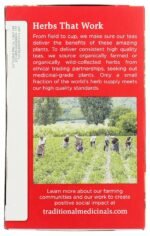 traditional medicinals elderflower spice tea pack