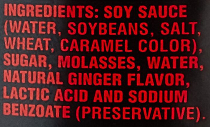 house of tsang ginger flavored soy sauce
