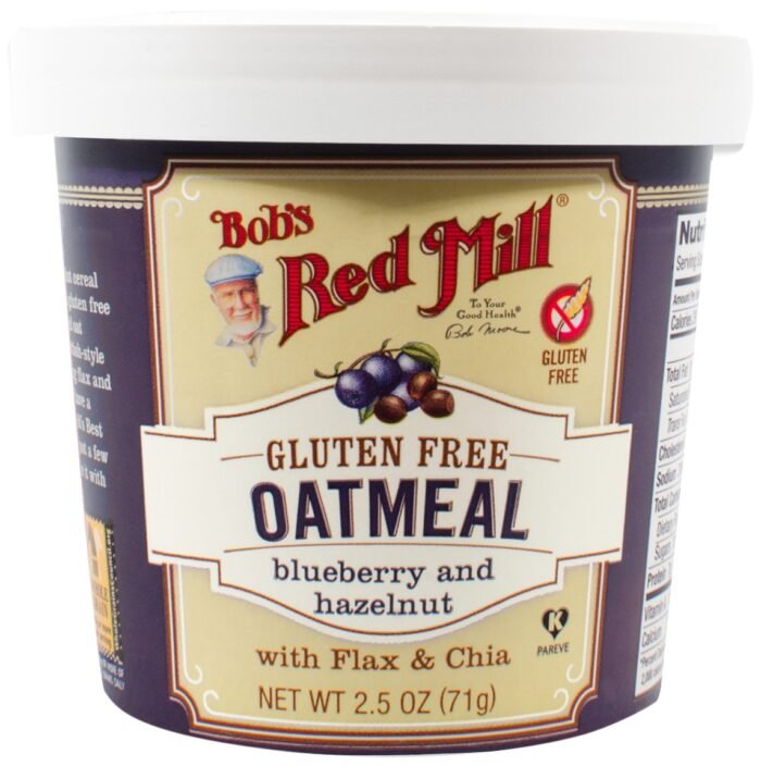bobs red mill oatmeal cup blueberry hazelnut