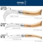 opinel no 8 pruning folding knife stainless steel
