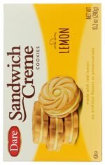 dare sandwich creme cookies lemon pack