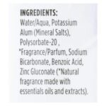 crystal deodorant body spray lavendar & white tea