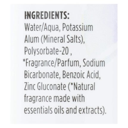 crystal deodorant body spray lavendar & white tea