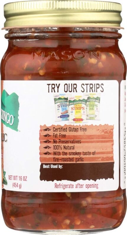 green mountain gringo roasted roasted garlic salsa