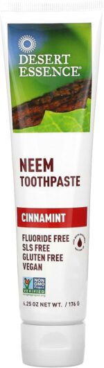 desert essence neem toothpaste cinnamint