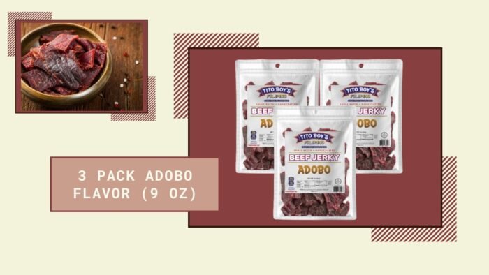 tito boy's filipino beef jerky snacks pack