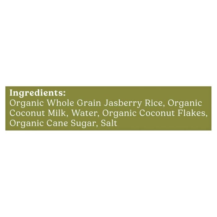 jasberry organic superfood rice w coconut pack