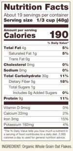 bobs red mill high protein oats
