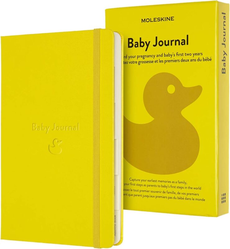 moleskine baby journal hard cover yellow l 400 pages