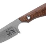 white river model 1 caper natural burlap micarta handle