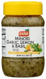 badia garlic minced lemon basil spice