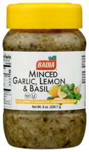 badia garlic minced lemon basil spice