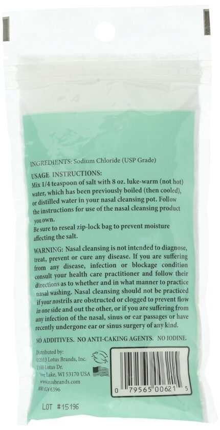 ancient secrets nasal cleansing salt pack