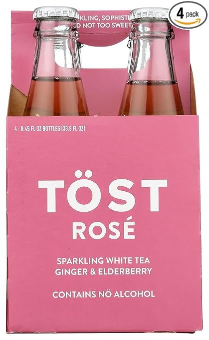 tost rose sparkling white ginger & elderberry
