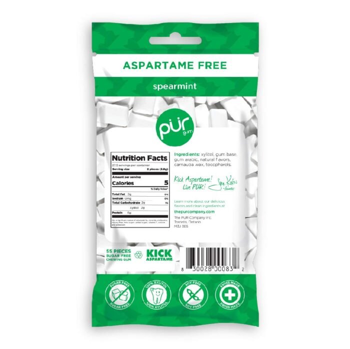 pur gum spearmint pack