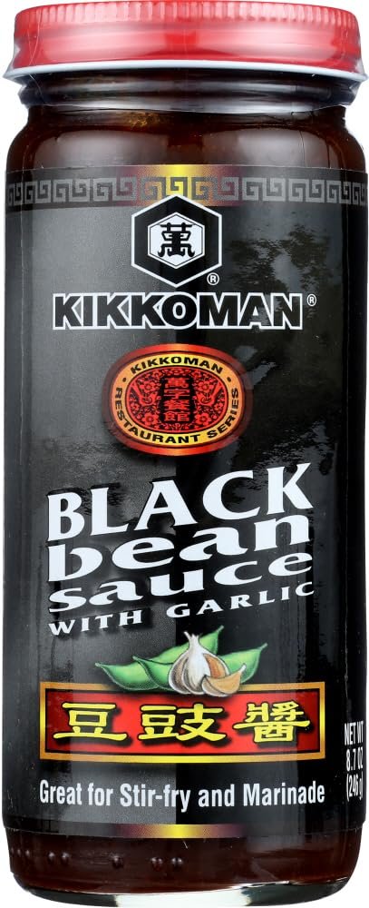 kikkoman sauce black bean with garlic