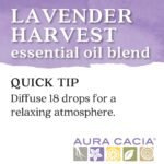 aura cacia lavender harvest essential oil blend