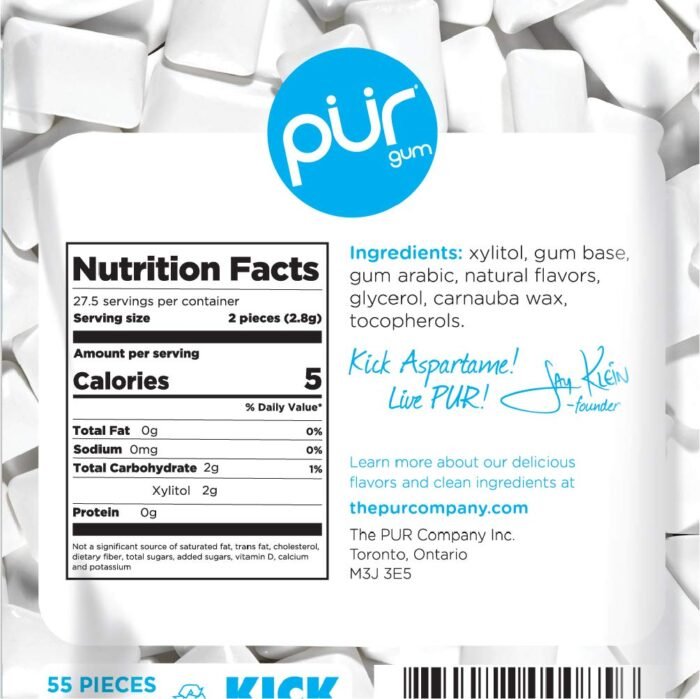 pur gum peppermint