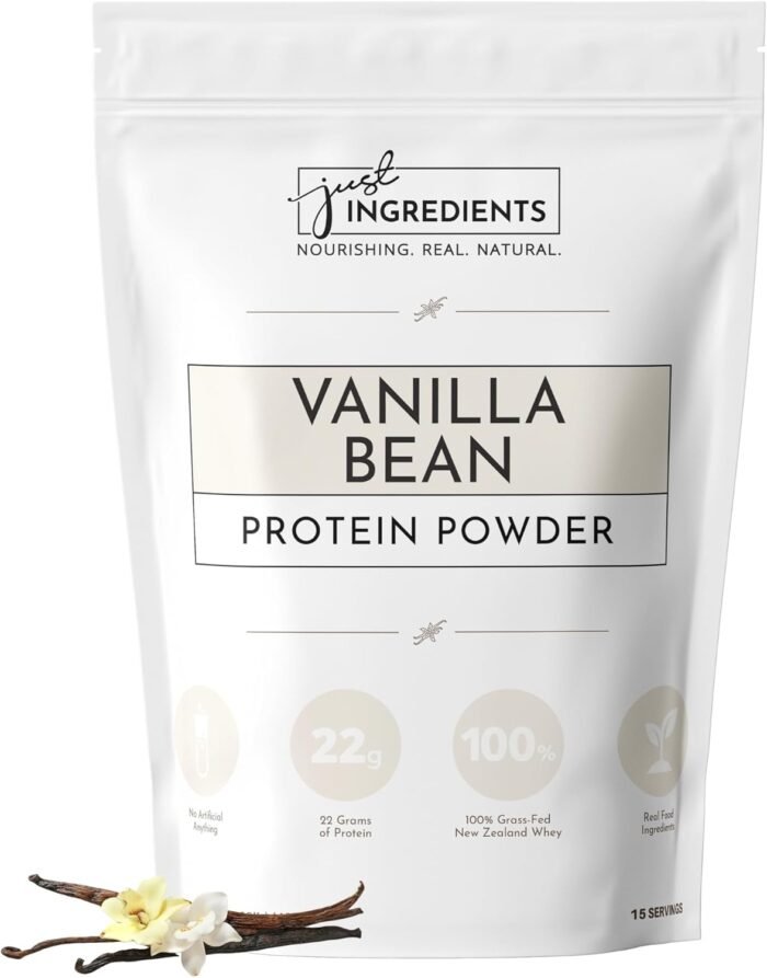 just ingredients vanilla protein powder pack