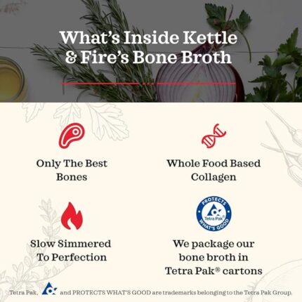 kettle & fire lemongrass ginger beef bone broth
