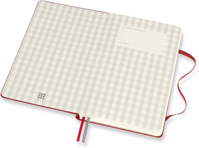 moleskine classic expanded notebook red l 400 pages