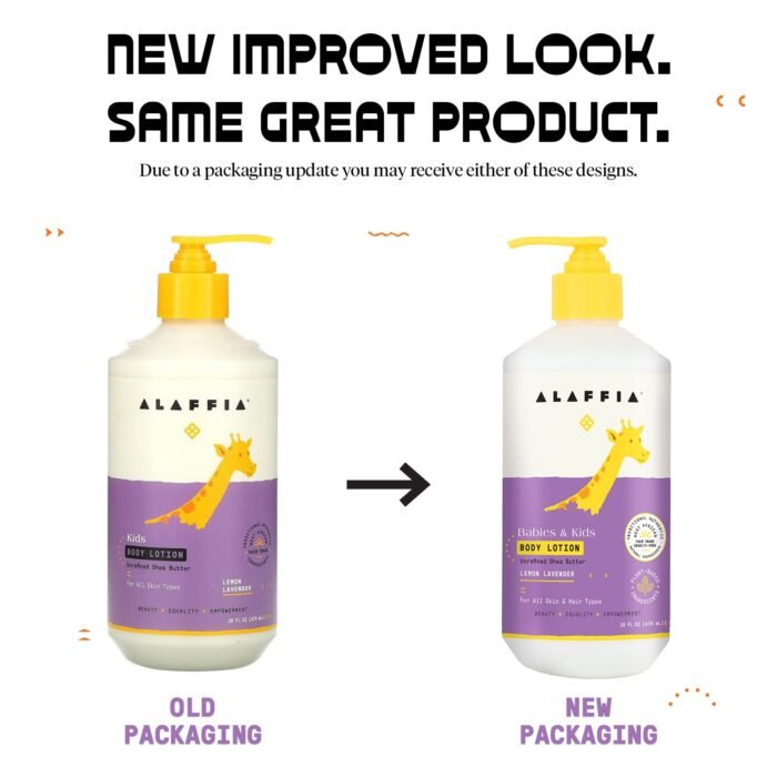 alaffia everyday body lotion babies & kids