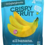 crispy green freeze dried banana pack