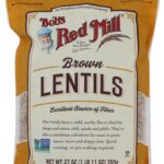 bobs red mill brown lentils pack